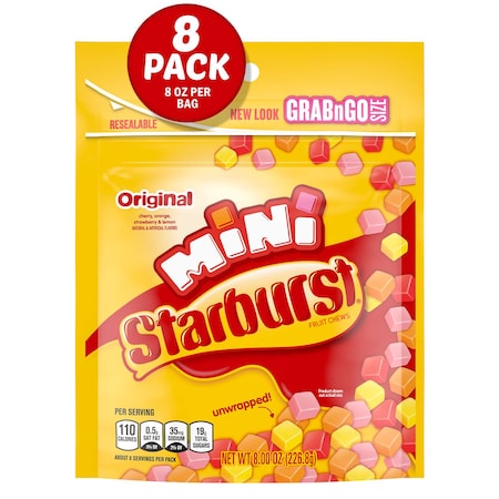 Starburst Starburst Org Mini 227G Stand Up Po, PK8 384767